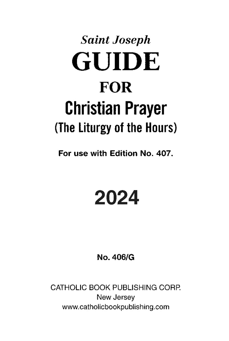 Christian Prayer Guide For 2024 Catholic Books Direct