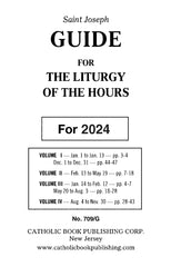 Liturgy Of The Hours Guide For 2024 (Large Type)
