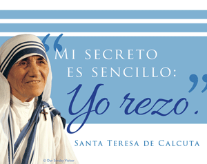 Mother Teresa Magnet, Spanish (Pack of 50)