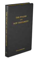 Psalms and New Testament (Douay-Rheims, Black Leather)