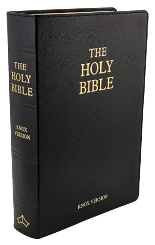 The Holy Bible - Knox Translation (Flexible Cover, Black Leather)