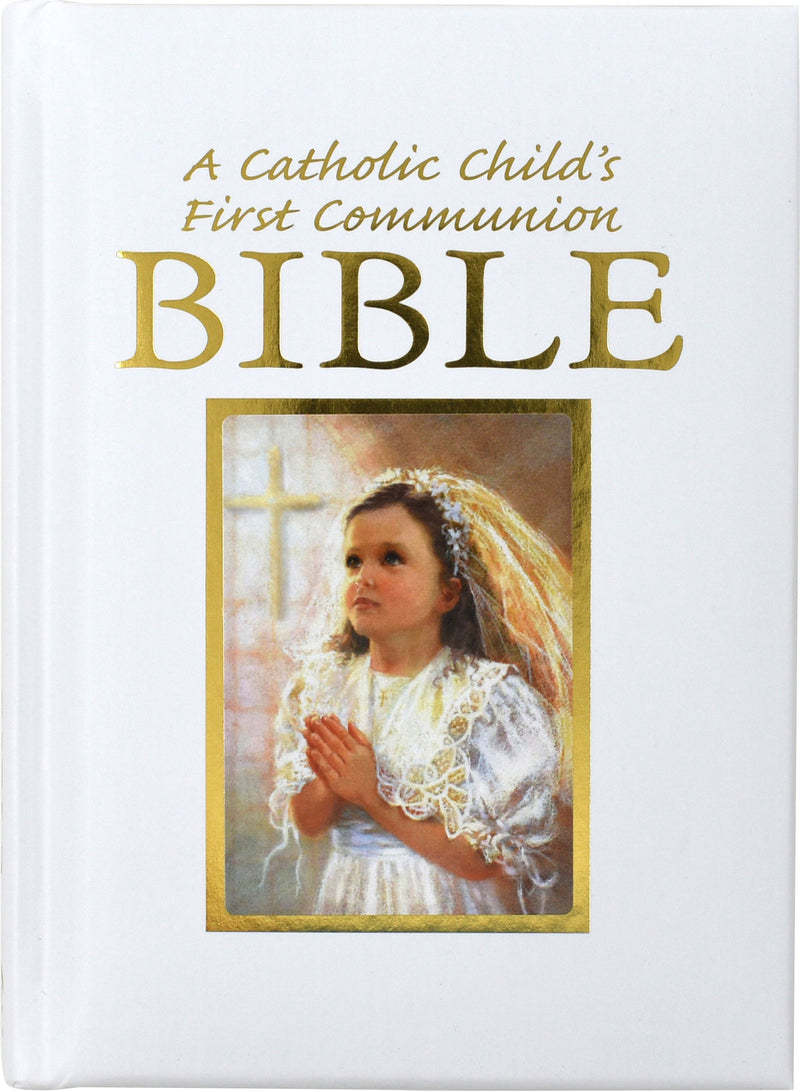 A Catholic Child&#39;s First Communion Bible Blessings - Girl