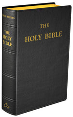 Douay-Rheims Bible - Standard Size - Flexible cover (Black Leather)