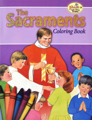 Coloring Book About The Sacraments
