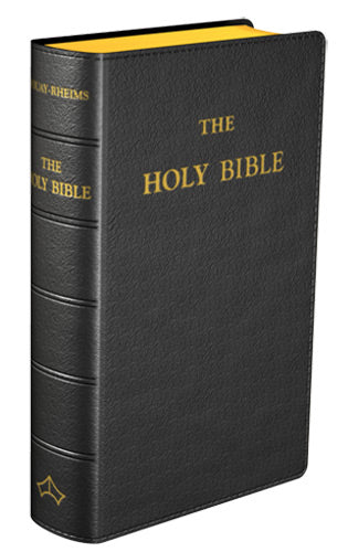 Douay-Rheims Bible - Pocket size (Black Leather)