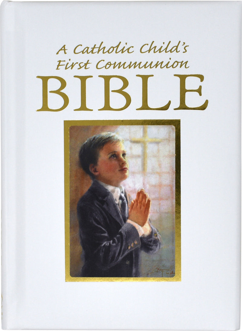 A Catholic Child&#39;s First Communion Bible Blessings - Boy
