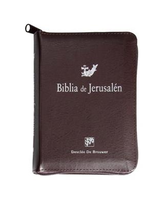 Biblia de Jerusalen Bolsillo funda cremallera