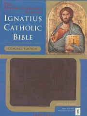 Ignatius Bible (Compact) Burgundy with Zipper