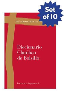 *SPANISH ED.* Faith Basics:  Catholic Pocket Dictionary (set of 10)