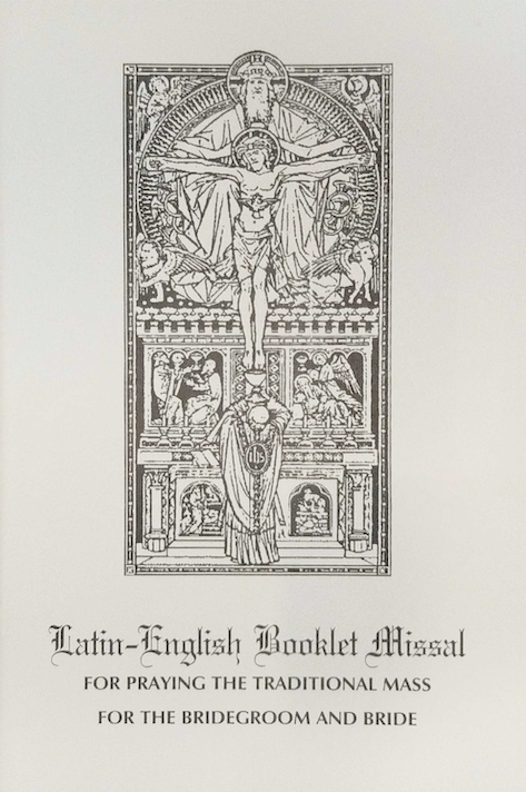 Latin-English Booklet Missal for Nuptial Mass